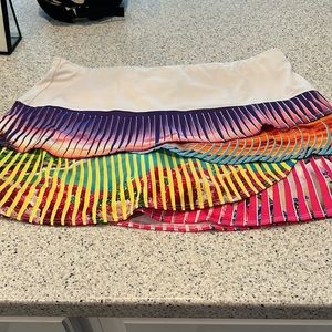 Lucky in love tennis skirt